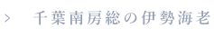 千葉南房総の伊勢海老