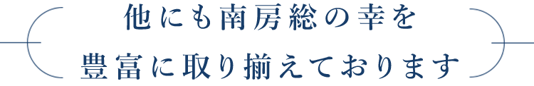 豊富に取り揃えております